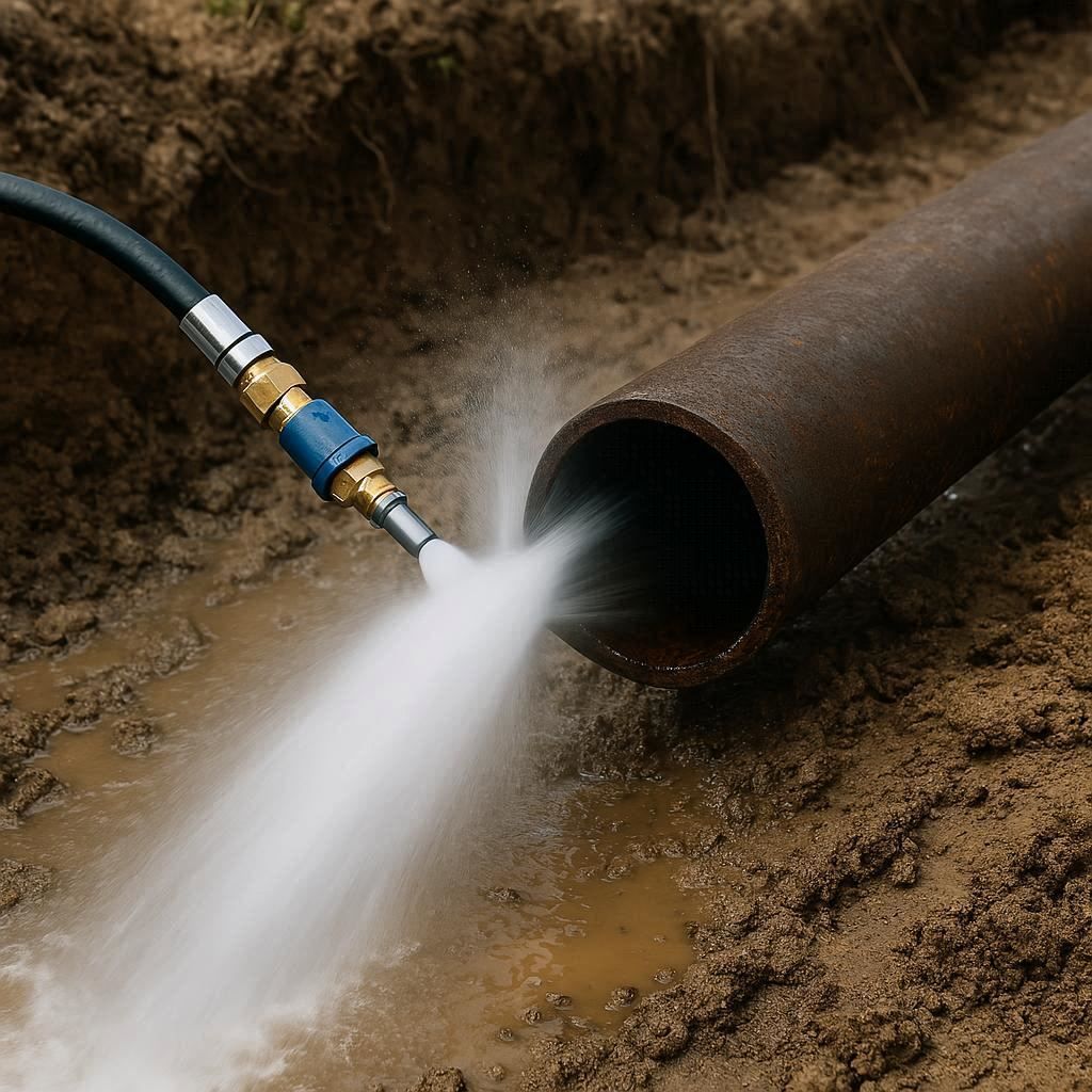 Гидродинамическая прочистка водопроводных труб в Сергиевом Посаде